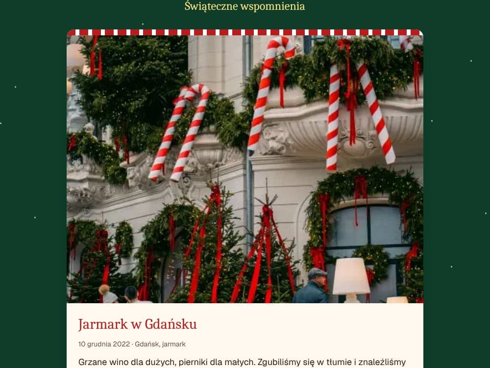 Podgląd szablonu Boże Narodzenie