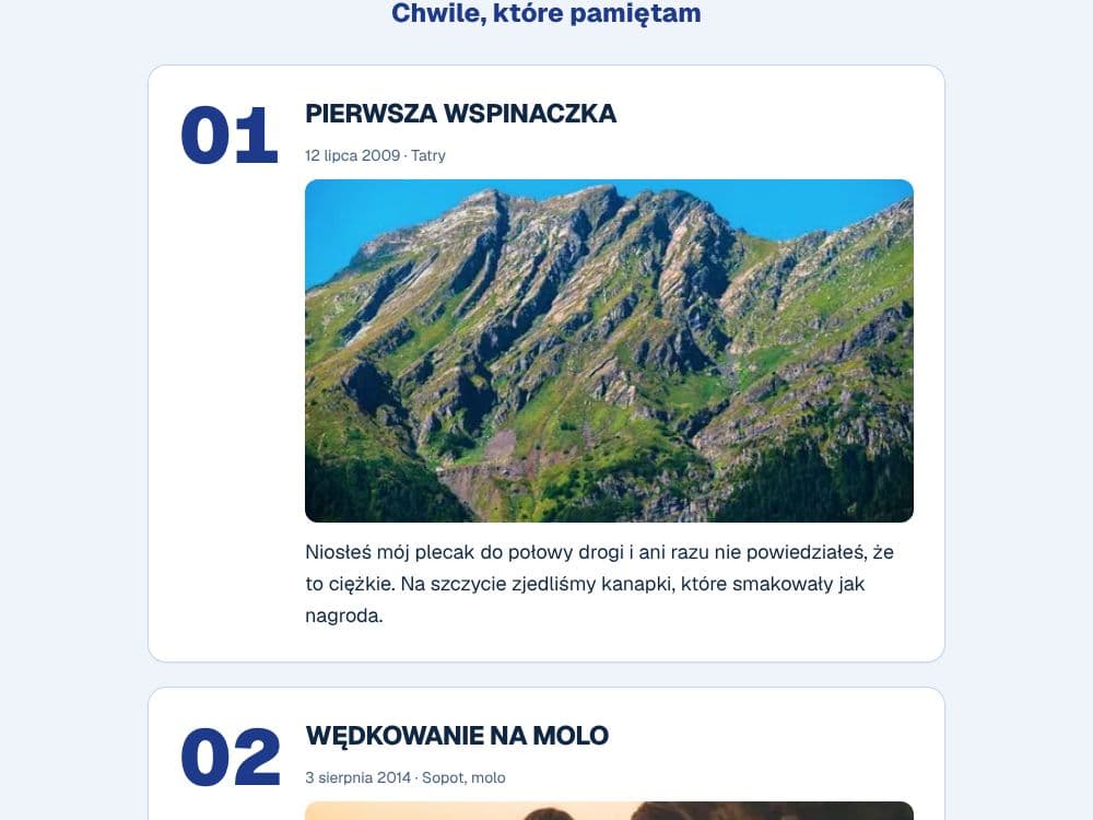 Podgląd szablonu Dzień Ojca