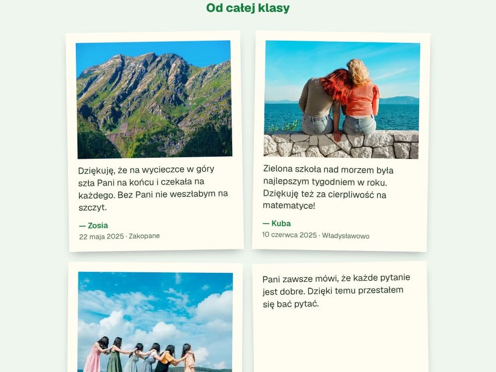 Podgląd szablonu Dzień Nauczyciela