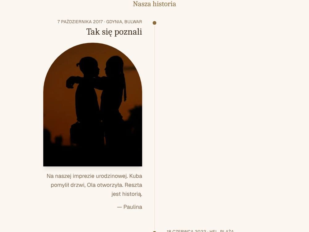 Podgląd szablonu Ślub