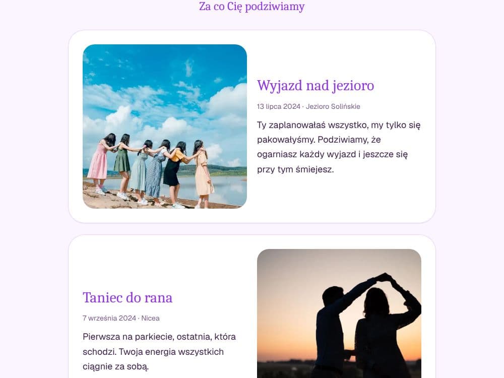 Podgląd szablonu Dzień Kobiet